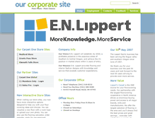 Tablet Screenshot of enlippert.com